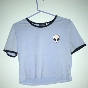 Aesthetic Alien Ringer Tee